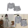 Lingerie Style Lace Hooded Sweatshirt And Midi Skirt Set For Casual Wear