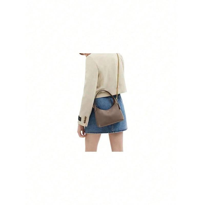 Coach Brooklyn 23 Logo Magnetic Snap Leather Crossbody/Shoulder/Handbag - Women's