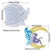 Silicone Wall Hanging Molds Epoxy Resin Craft Molds Moon Butterfly Girl Theme Home Decors Crafting Supplies for Crafting