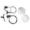 4 Piston Mountain Bike Hydraulic Disc Brake Kit Aluminum Alloy Bike Disc Brake Set with 160mm Rotors