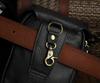 Genuine Leather Small Messenger Shoulder Satchel Waist Multifunctional Bag with Mobile Storage Waist Belt Size 269 Le'aokuu Men's Bag, Bag,