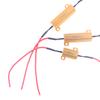 2Sets Car LED Canbus Decoder - 10/25/50W 6/8/25/39Ohm Load Resistors for Auto Turn Signal Lantern & License Plate Lamp