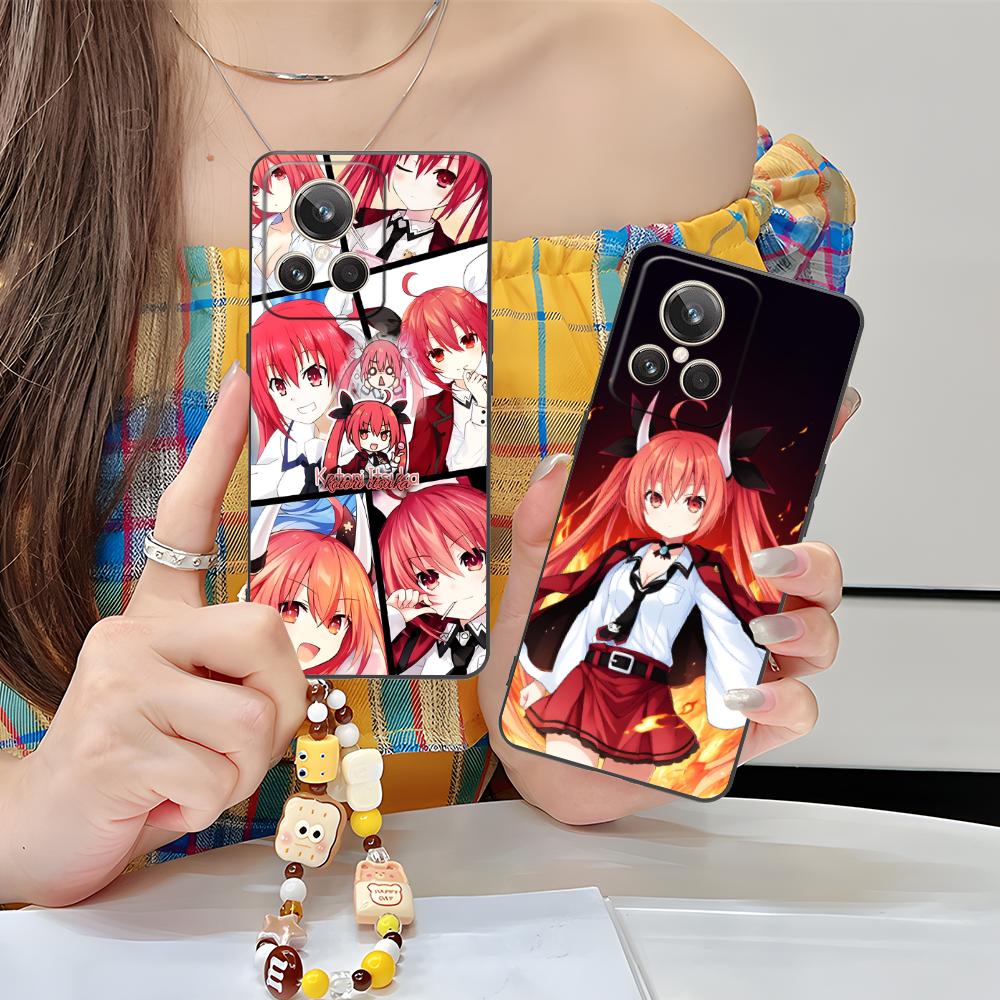 Date a Live Kotori Itsuka TPU Mobile Phone Case for Realme 15 14 13 12 11 10 9 Pro Plus T i Lite 5G Colorful Printing Cover