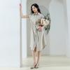 Summer Dress Simple Solid Color Commuting Women's Medium To Long Skirt