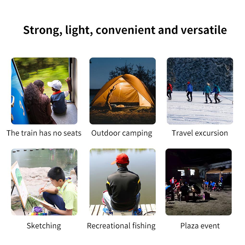 Folding Chair Small Size Foldable Design Camping Bench Rest Stools Barbecue Foldable Benches Outdoor Stool Furniture