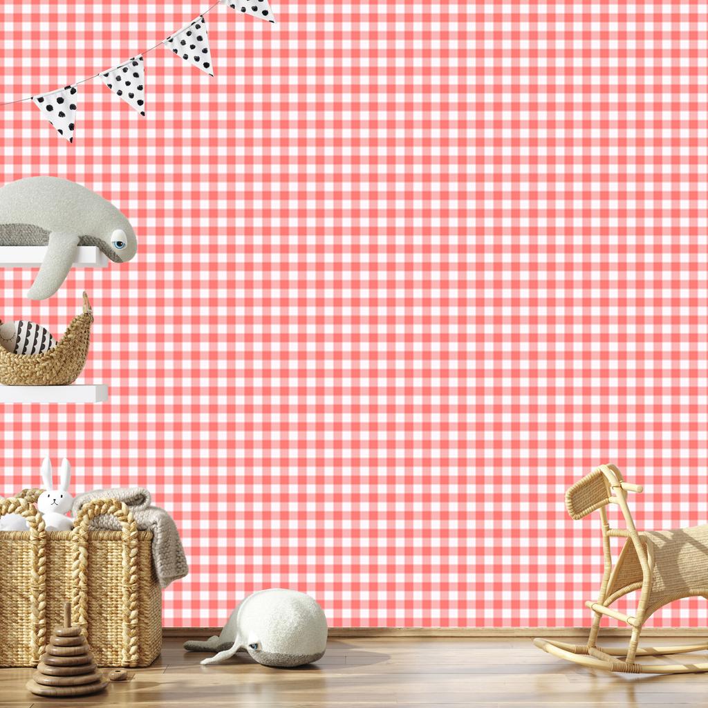 Wallpaper Coral Fabric Pattern, Subtle Detail for Living Room and Bedroom 50x1000
