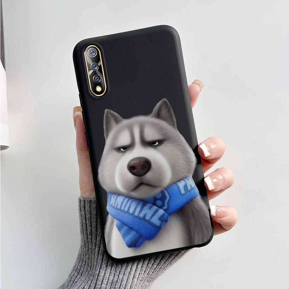 For vivo S1 Case 1907 V1913A Phone Cover Cute Rabbit Panda Shockproof Bumper For Vivo V17 Neo Fundas For Vivo Z5 IQ00 855 Coque
