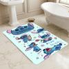 Personalized Name Rainbow Stitch Living Room Non-Slip Area Rug Soft Carpet for Bedroom Kids Playroom Sofa Office Home Decor Doormat
