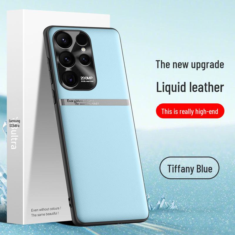 Samsung S23 Ultra Liquid Leather Case: Anti-Fall, Anti-Fouling Protective Cover, Single Piece Shipments