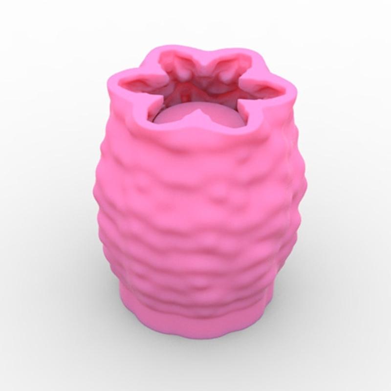 Skull Pen Holder Mold Plaster Cement Mold DIY Candle Epoxy Mold Handmade Candles Aroma Wax Soap Molds for Decoration