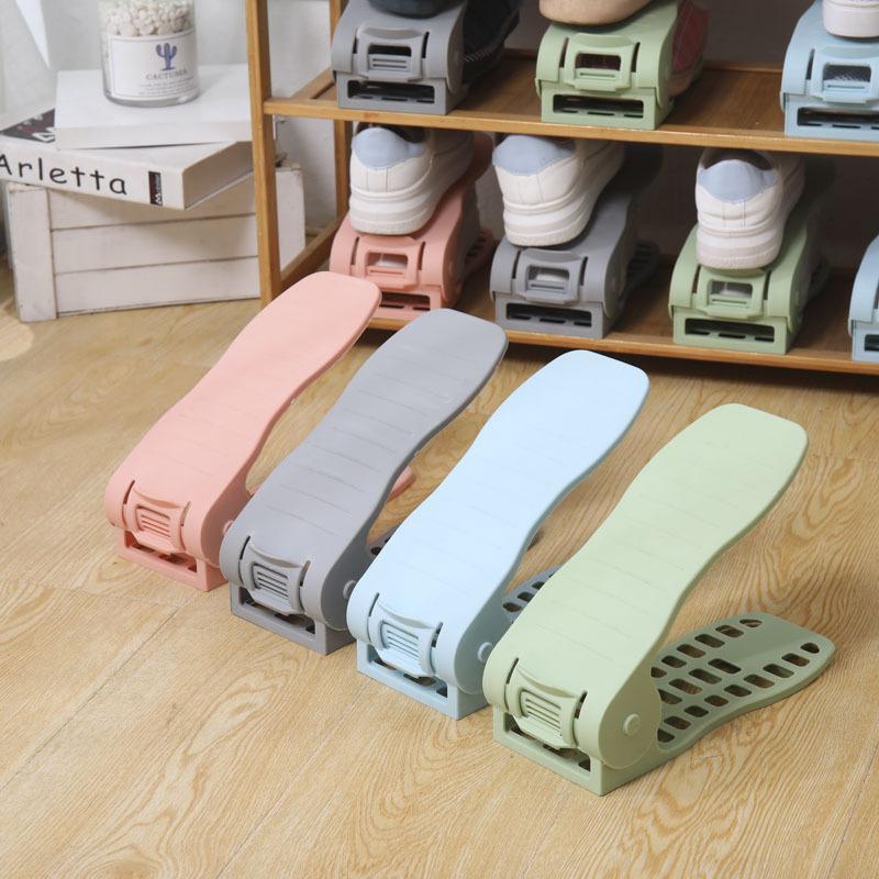 

10 шт. регулируемая полка для хранения обуви, полка для обуви полка для хранения обуви современная простая интегрированная регулируемая домашняя общежитие гостиная пластиковый кронштейн для обуви