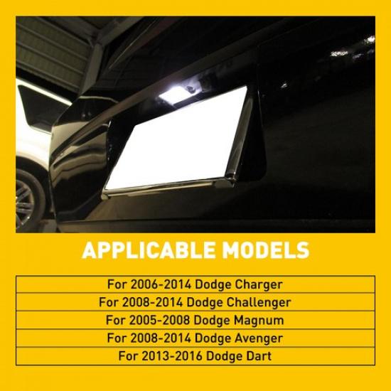 AUXITO 6000K LED Plate License Light Tag Lamp For 06-14 Dodge Charger Challenger