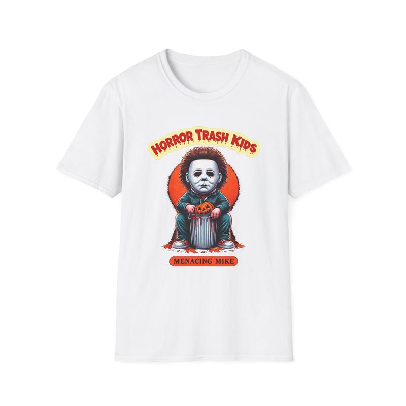 Horror Trash Kids Michael myers Unisex T-Shirt | Halloween Horror Tee S