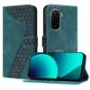 For Xiaomi Poco M7 4G (169mm) Leather Case 7-Shaped Pattern Wallet Stand Shockproof Phone Cover