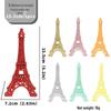 Glitter Eiffel Tower Ornament: Creative Christmas Display Prop