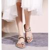 Fashion 2025 Summer Large Size Women's Shoes Ethnic Style Sandals Beach Tourism Bohemian Sandals Outdoor Fashionable Women's Shoes