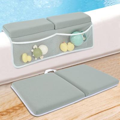 Comodo Cuscino Ginocchiere per Bagnetto Neonato Superfici Antiscivolo & Poliestere Resistente Tappetini Pieghevoli Impermeabili per Genitori