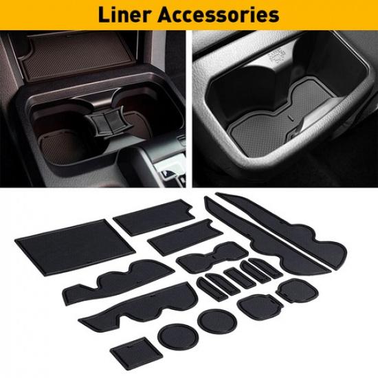 Liner Accessories Toyota For Fit Tacoma 16-22 Console Cup Door erts-18 Pocket
