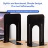 1/2PCS Metal Bookends Non-slip Desk Bookshelf Book High Quality Book Stand  Office