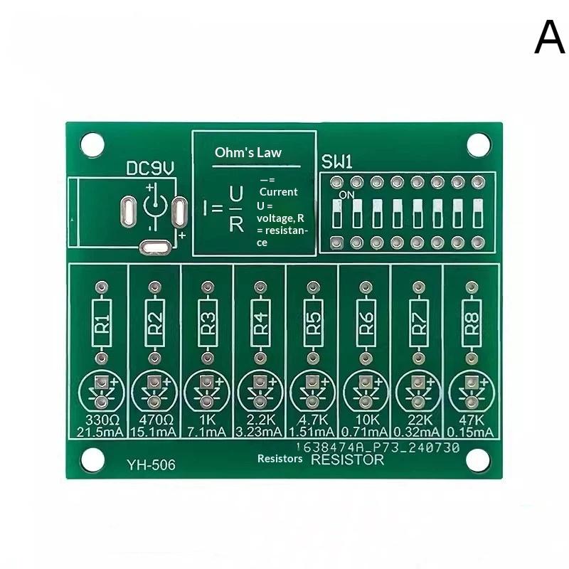 Diy Soldering Practice Kit Led Current Test Ohm Electronic Manufacturing Diy Parts Experiment Training Teaching Kit