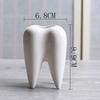 Unique Dental Tooth Pen Pencil Pot Fashion Tooth Shape Pencil Pot Desk Organizer Ceramic Pen Holder Stationery Storage