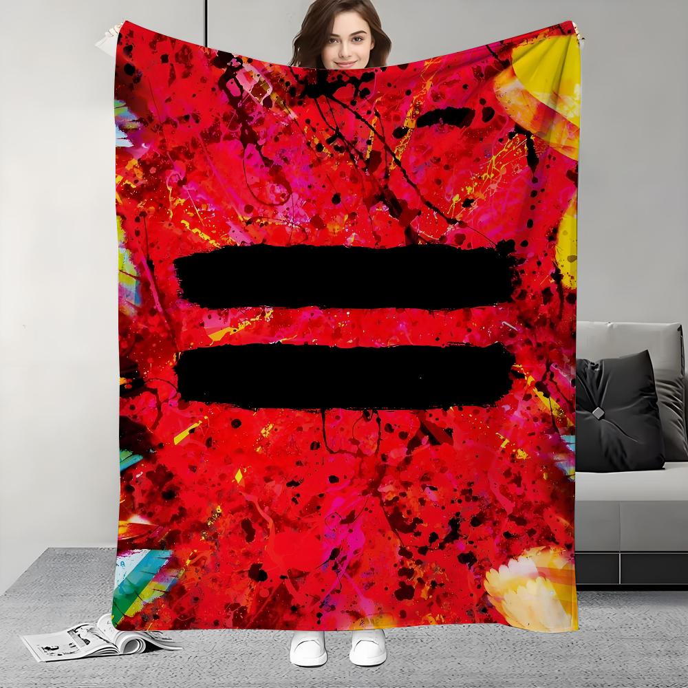 Singer Ed S-Sheeran Play Blanket Design Lightweight For Dorms, Naps, Living Room, Office,Sofa,All-Season