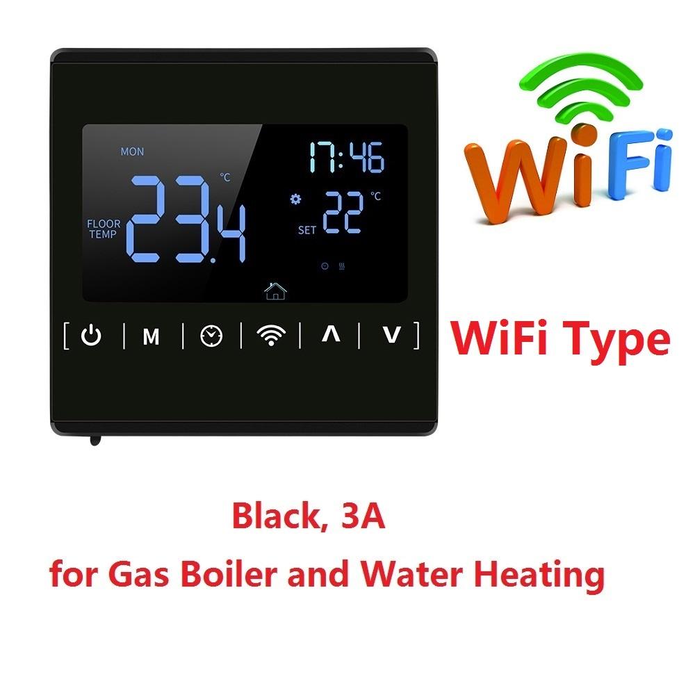 110V 220V Floor Warming Room Wifi Thermostat for Electric Gas Boiler Water Heating Voice Temperature Controller Fahrenheit