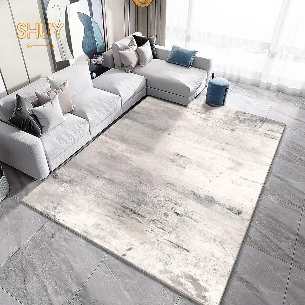 Einfacher Stil Geometrie Teppich 180x280cm Filz für Wohnzimmer Dekoration Luxus Matte Sofa Tisch Lounge Rutschfester Hochwertiger Teppich