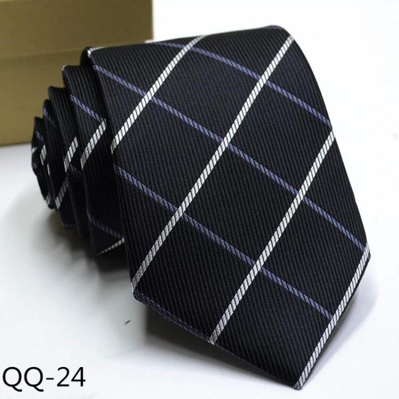 Men'S Dress Business Casual Professional Groom Wedding Best Man Striped Jacquard Fine Gentleman Men'S Premium Tie