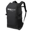 Move Sports DESCENTE Herren 35L Robuster Leichter Rucksack, Langlebig, Wasserabweisend, mit PC-Fach, Perfekt für Pendeln und Schule, Schwarz x Weiß