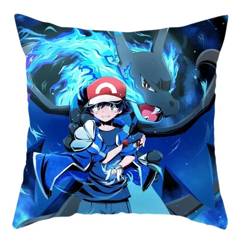 Cartoon Throw Pillow Covers Living Room Decoration Printed Sofa Cushion Cover Polyester Soft Pillowcase