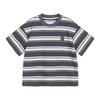 LUSON Boys' Striped Short Sleeve T-Shirt
