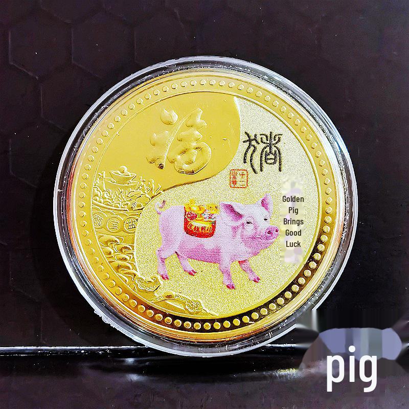 

Набор памятных монет «Зодиак»: 12 цветных медалей, полная коллекция знаков зодиака — идеально подходит для подарков и мероприятий 45*3mm