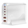 Multiple Device Charging Station, 160W USB C Charger with Double USB & 4Type C Port, for Electronics Devices Travel Use