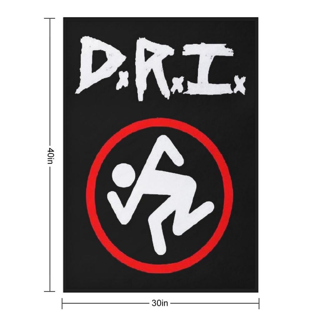 D.R.I. Band Throw Blanket bed plaid Luxury Thicken Moving Designers Blankets