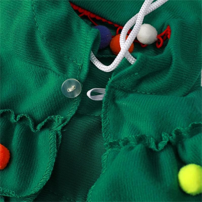 Cat Cloak Cape Christmas Tree for Small Medium Girl Dogs, Cat Wedding Costume Adjustable Cloak Cape