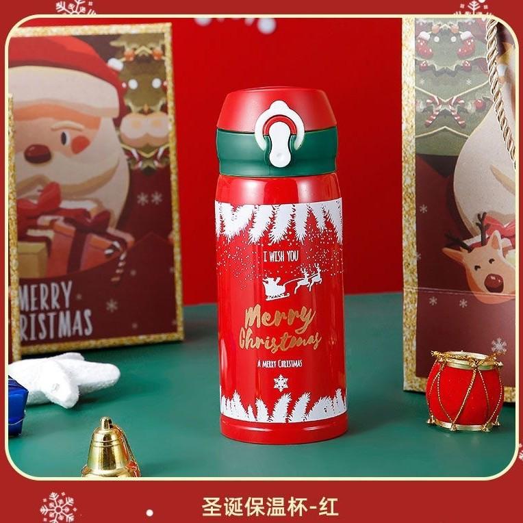 304 Stainless Steel Christmas and New Year Gift Bouncing Insulated Cup, Creative Water Cup, Internet Famous Minimalist Cup L