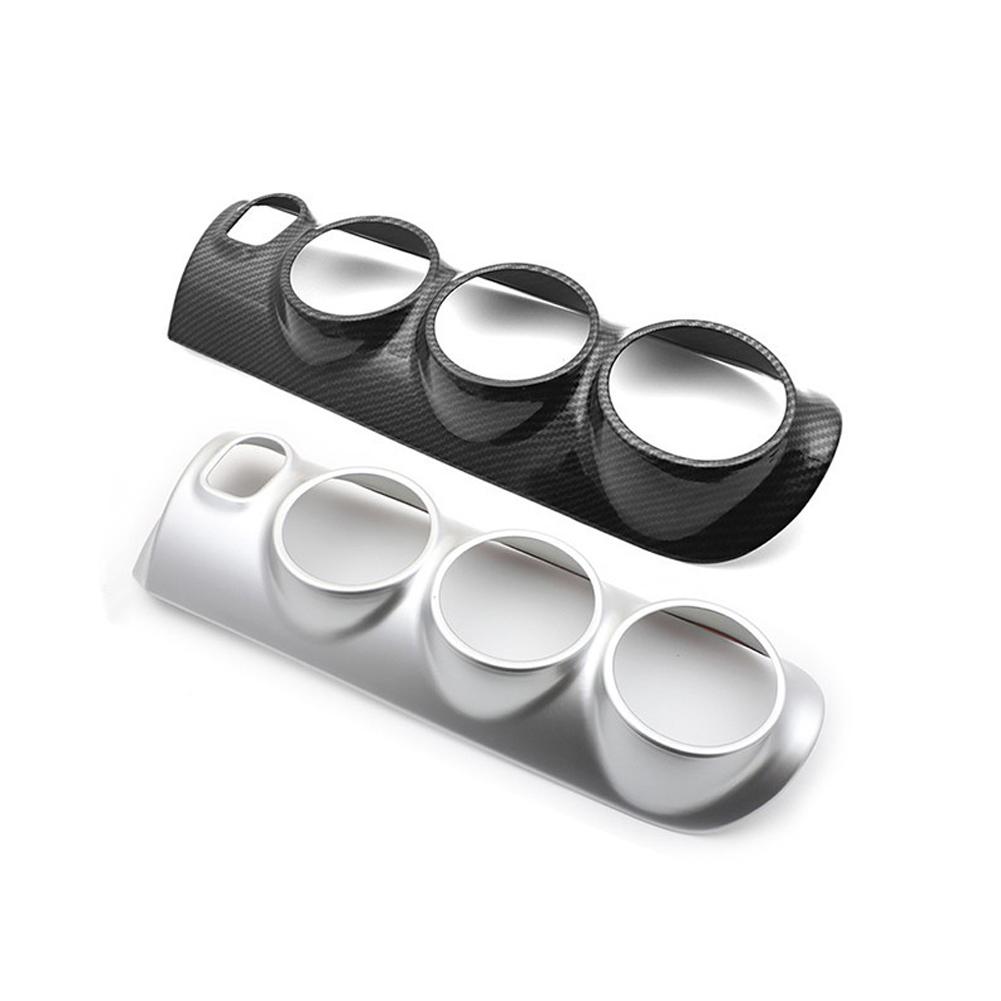 2Pcs Car Center Console Front Air Vent Cover Trim Frame Adesivos De Fibra De Carbono Patten Para Mercedes Benz A200L A180l 2019-2021