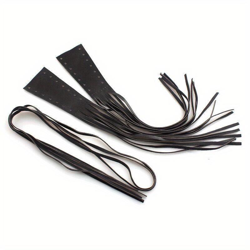 

1 Pair Black PU Leather Motorcycle Handlebar Grips with Adjustable Brake Lever Tassels Stylish Fit for Street Bikes Motorcycle Accessories чёрный