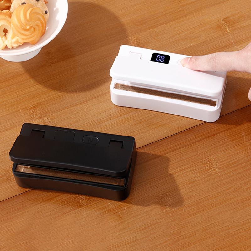 Mini Plastic Bag Heat Sealer USB Rechargeable Portable Food Sealer for Kitchen Travel Camping Storage