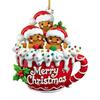 Gingerbread Man Christmas Ornament Resin Hanging Decor for Tree & Home Festive Cookie Figurine for Xmas Decorations