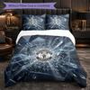 Set Lenzuola Manchester United Modello 3 Pezzi Morbida Copripiumino in Microfibra con Federe per Camera da Letto