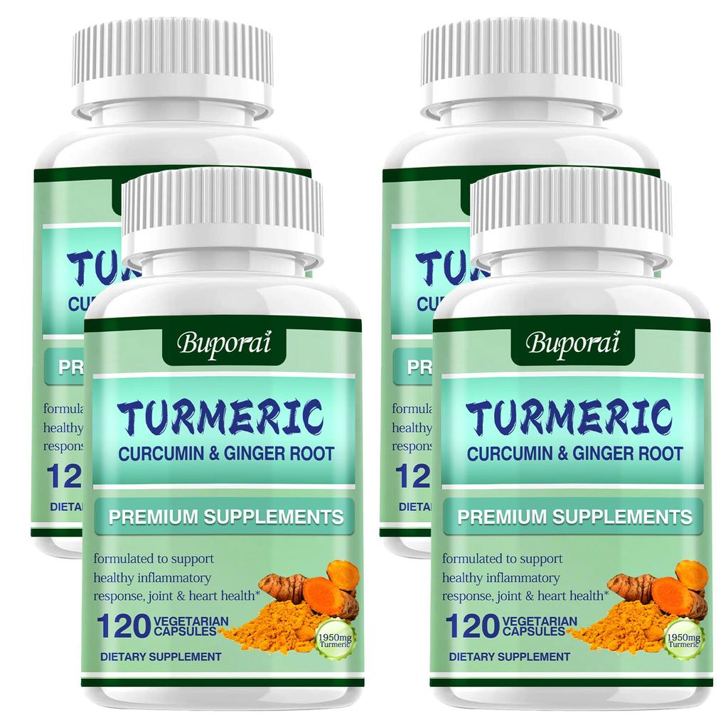 Buporai Curcumin and Ginger Root Capsules - Joint Health