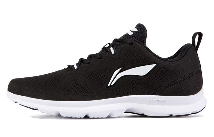 Li Ning Удобная Ткань Амортизация Нескользящая Износостойкая Легкая Низкие Беговые Кроссовки Мужские ARBN245-5 43.5