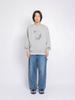GAINSBORO Digital Logo Sweatshirt_Melange Grey