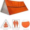 Tente de survie d'urgence qui sauve des vies Tente d'urgence 2 personnes Couverture PE Sac de couchage d'urgence Imperméable Peut être utilisé comme fournitures de survie pour le camping