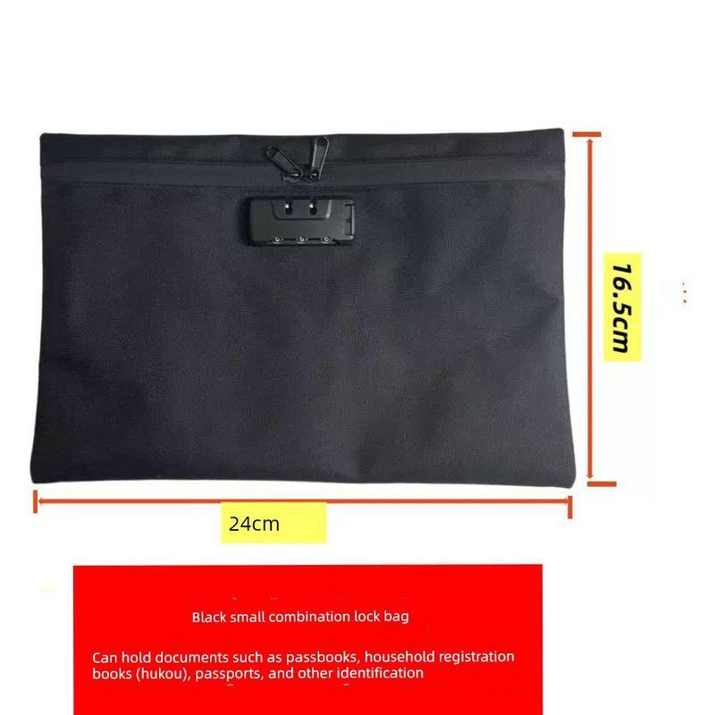 

Password Lock A4 Size Real Estate Certificate Contract Document Storage Bag File Folder Important Document Password Lock Document Bag Black Small Combination Lock Bag - Special Offer