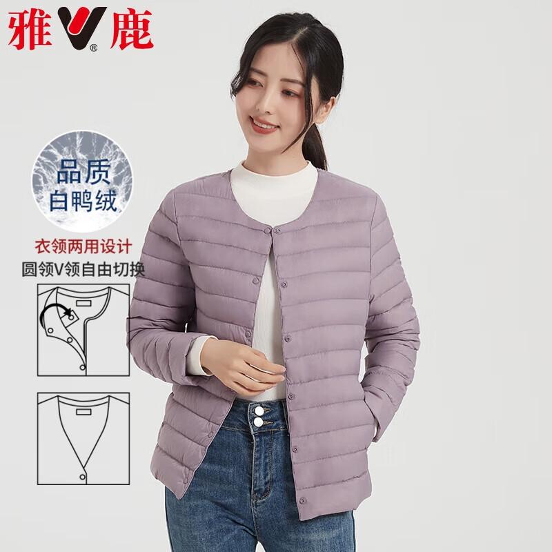 

Женский легкий пуховик YaLu с 90% утиного пуха 4XL