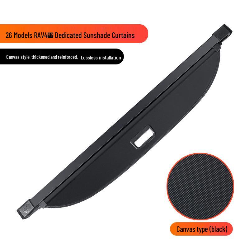 Compatible Rear Trunk Cargo Cover for Toyota RAV4 and Highlander