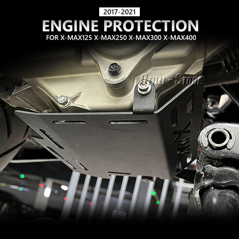 XMAX For Yamaha X-MAX 300 250 125 400 Xmax300 2017 2019 2020 Motorcycle Chassis Skid Plate Engine Chassis Protective Cover Guard